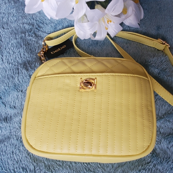 SOLD New Bebe Multi Quilt Camera Crossbody Bag - Picture 6 of 10